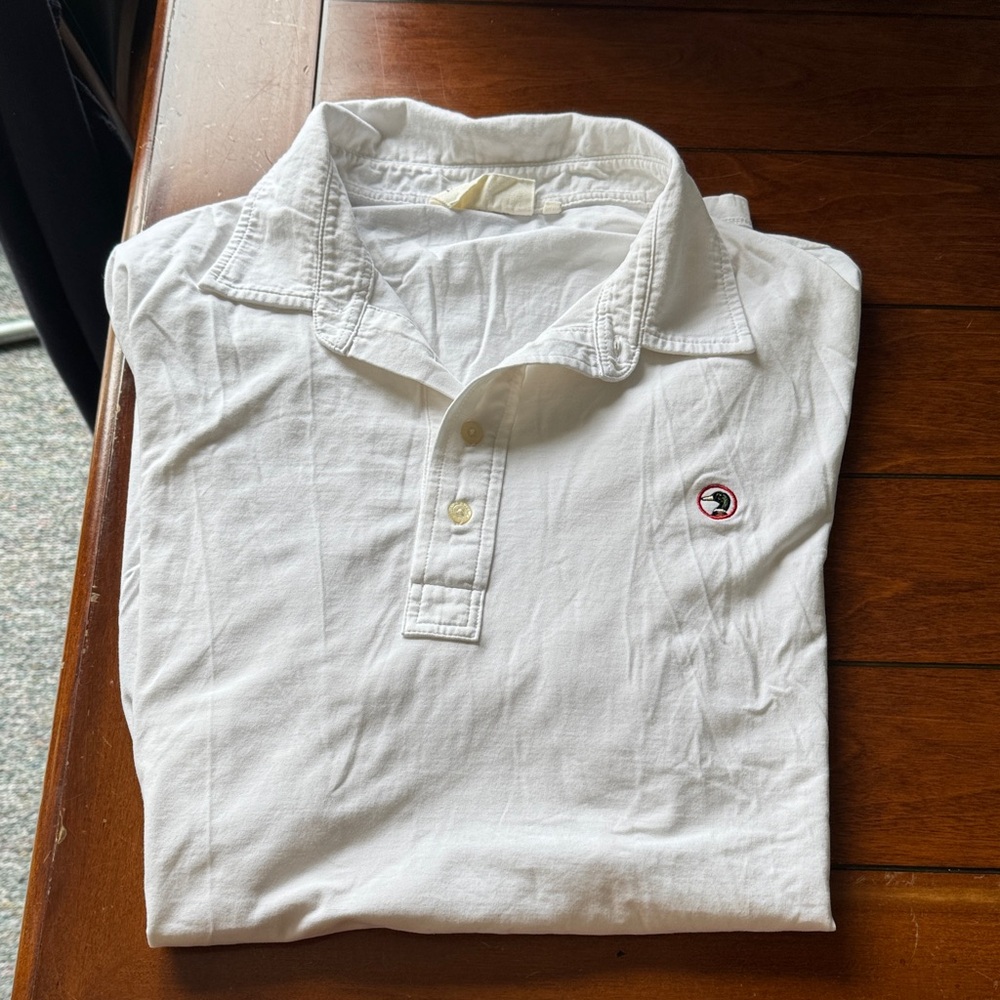 Duck Head White Polo Shirt